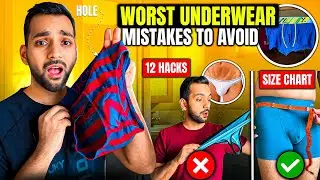 12 Useful Underwear Hacks & Mistakes😱 Underwear पहनते हुए ये गलतिया भुल कर भी मत करना नही तो पछताना🤫