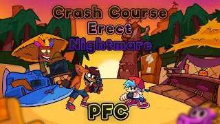 [FNF] Crash Course Erect Nightmare Golden P Rank (PFC) - Crash Funksanity: N-Sane Mixes