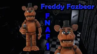 Как слепить Фредди Фазбера из пластилина Freddy Fazbear from clay FNAF1/UCN/FNAF HELP WANTED