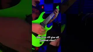 Does this riff give off Slipknot vibes? #shorts #slipknot #metal #guitar #metalhead