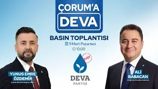 Çorum Basın Toplantımız