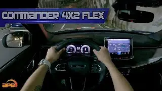 '2023 JEEP COMMANDER [OVERLAND] 4X2 T270 FLEX | POV NIGHT RIDE TEST DRIVE IN CURITIBA/BRAZIL!