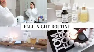 COZY FALL NIGHT ROUTINE 🍂 chill self-care night routine 2020