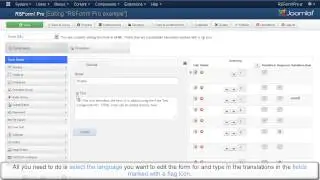 RSForm!Pro Multi language form