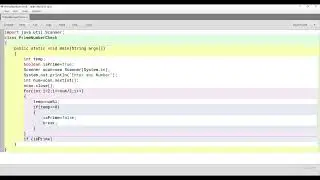 Java Program to Check Prime Number | How to Check Any Given Number in Prime or Not in Java | Java