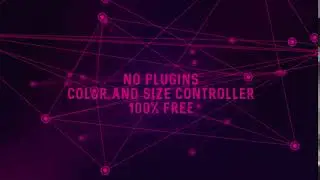 FREE Network - lines and dots AE project [no plugins]