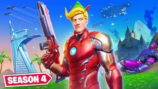 Welcome to Fortnite Season 4! (INSANE)