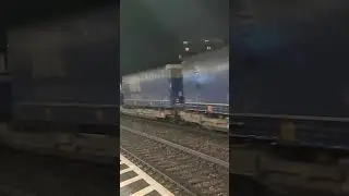 Güterzug durchfahrt in Rastatt Bf mit BLS Lok.