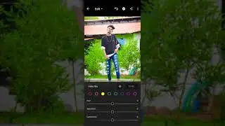 Lightroom photo editing tutorial / Lightroom black and blue tone effect / 