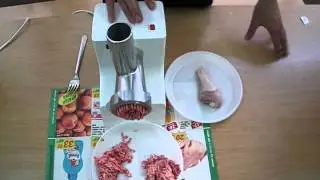 мясорубка ZELMER мелет куриные крылышки и голень