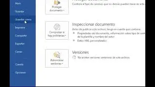 Guardar en formato PDF en Word 2013