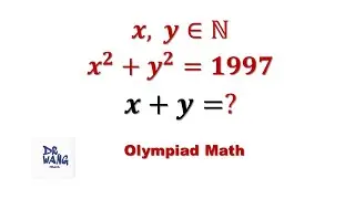 Can you find positive integer solution for x and y from ONE equation? | Olympiad Math