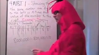 The Number to the Left is 10 Times the Value of the Number to the Right Example 2