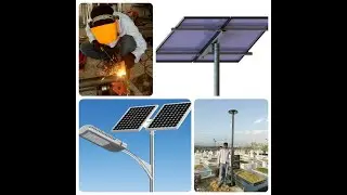 street light pole || Soler light pole maker || how to make street light pole