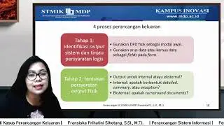 Perancangan Sistem Informasi, pertemuan 18 - Studi Kasus Perancangan Keluaran