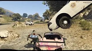 gta online oyunun en büyük tırıyla tren durdurmak
