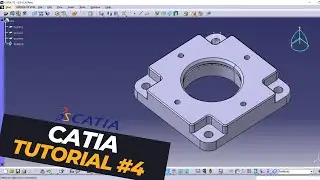 CATIA Tutorial #4: Modelling Machined Block in Part Design Workbench.