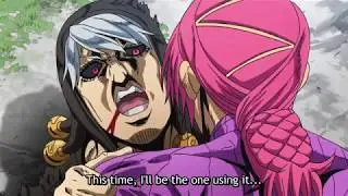 JJBA Golden Wind - Iron Willed Final Attack