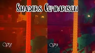Minecraft Shaders Comparison | chocapic 13's V8 vs V9