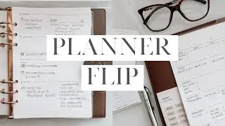 Louis Vuitton GM Agenda with Erin Condren Focused Inserts| End of Month Planner Flip