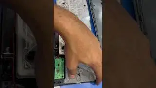 Logitec wireless keyboard inside view 
