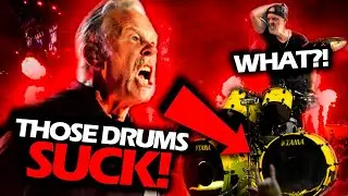 JAMES HETFIELD DOESN'T LIKE LARS ULRICH DRUM KIT (2023) 