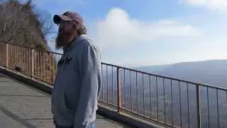 360 view around Civita di Bagnoregio, Italy
