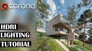 3D Tutorial | 3ds Max + Corona Render Exterior HDRI daylight lightning
