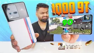 iQOO 9T - 90 FPS PUBG Test with FPS! 🔥 Heating & Battery Drain 🤐 Snapdragon 8+ Gen 1 🔥