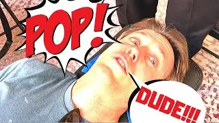 Sinus Pain 🤯*Explosive POP*💥 [Chiropractic Nose Adjustment] {Cranial Fascial Release}