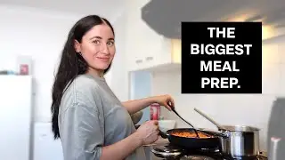 The Biggest Meal Prep I've Ever Done