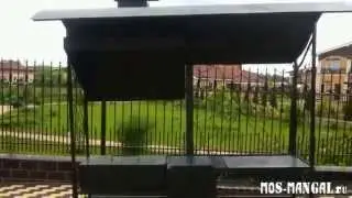 Мангал СТАЛ ШЕФ-Повар-2 Люкс в загородном доме