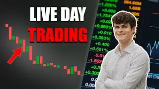 Live Day Trading : $90 Trading the News