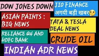 RELIANCE Q4 RESULTS||HDFC BANK Q4 RESULTS||TATA TECH||TESLA NEWS||JIO FINANCE||ASIAN PAINTS SHARE
