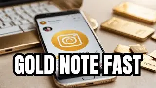 How to Get Gold Note on Instagram in 2024 Easy & Quick Tutorial | Bismai Official| the Gold Instagra