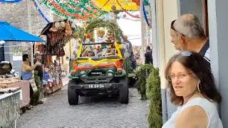 Romagens de oferendas para a festa de S. Pedro da Ribeira Brava - Charola e barco