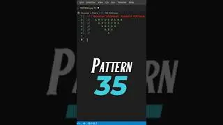 PATTERN-35||Reverse Alphabet Pyramid pattern in C++ programming 