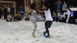 2018 04 14 - sambamaniacos galicia - workshops - 4 - Leo & Robertinha