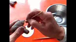 オカリナを作ろう竹串１本で（１）Ocarina making with two sticks  by Benisato Method