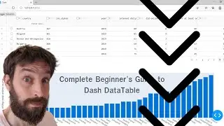 Introduction to Dash DataTable - Growing a Spreadsheet into an Application