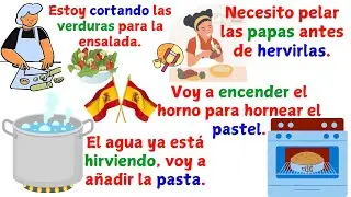 Spanish for Beginners: 100 Essential Daily Cooking Phrases to Speak Spanish | Say Spanish