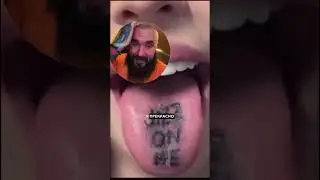 Девушка НАБИЛА тату на ЯЗЫКЕ! 