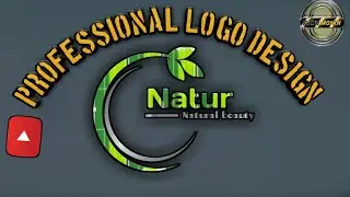 professional logo/logo design tutorial/ logo kaise banaye/company logo