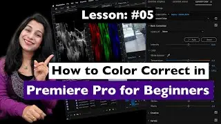 Lesson: #05 How to Color Correct in Premiere Pro for Beginners | Understand the Basics