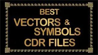 (File 4) Multi Colour & Golden_Vectors, Designs & Symbols CDR File