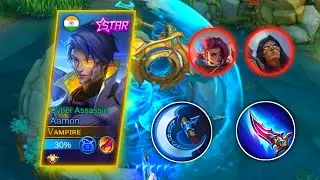 AAMON BRUTAL ONE SHOT DAMAGED BUILD|MLBB AAMON GAMEPLAY