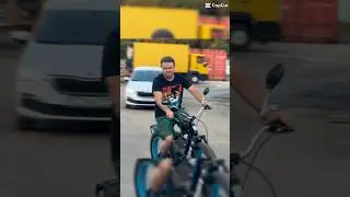 Как катаются разные люди на велосипеде с мотором f50