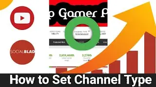 How to Set Channel Type on Social Blade - show this channel type on socialblade | Techbanco | Social