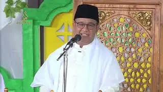 Sambutan Anies Baswedan atas nama Dzuriyyah Al-Habib Sholeh bin Muhsin Al-Hamid
