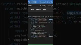 Use pattern matching in your Javascript Code: ts-pattern